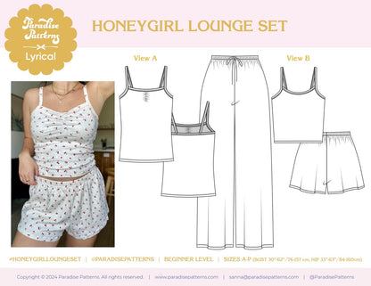 Honeygirl Lounge Set