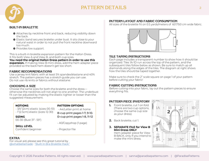 Hallon Dress Built-In Bralette Expansion