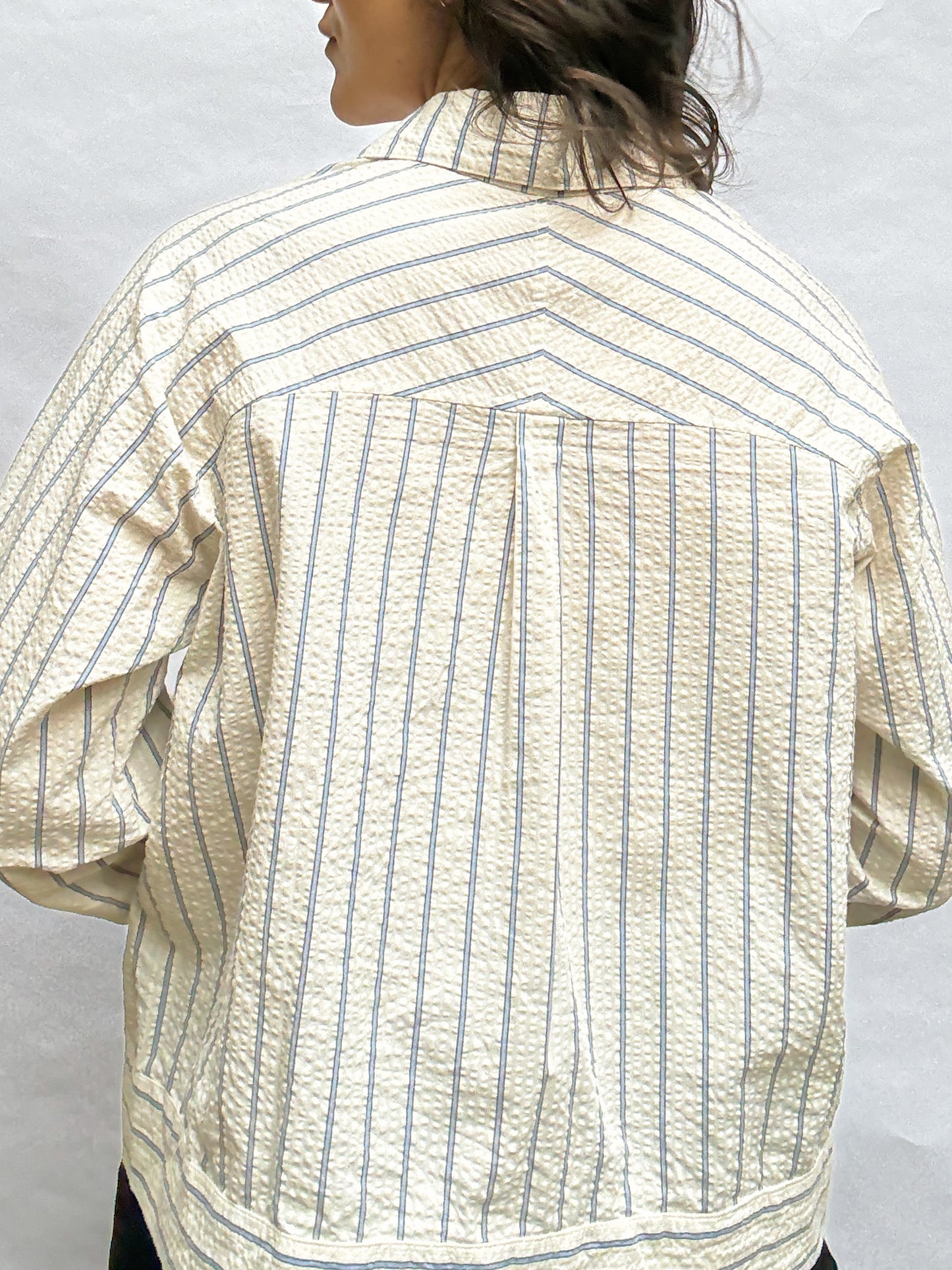 Rose Raglan Button Up