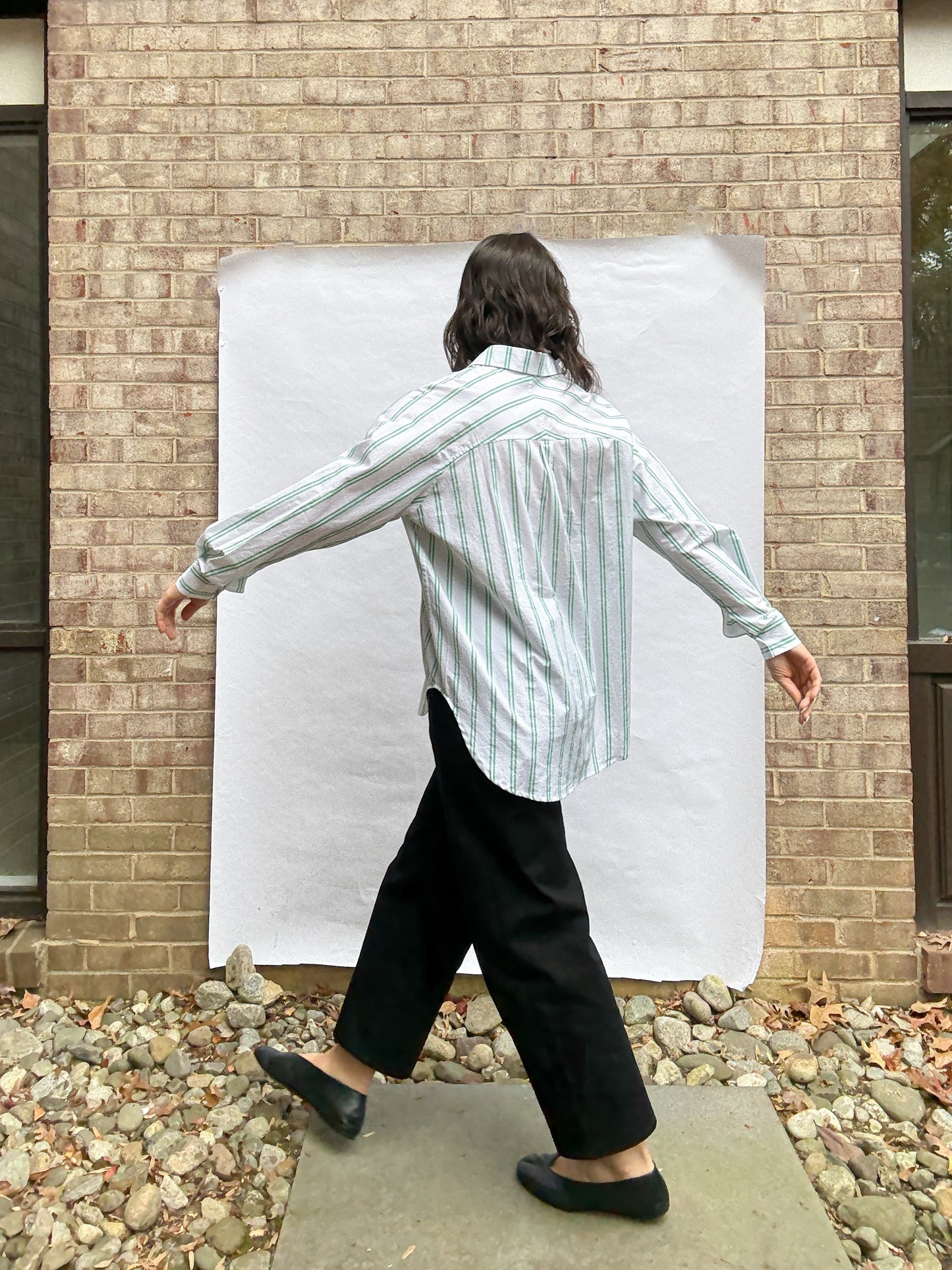 Rose Raglan Button Up