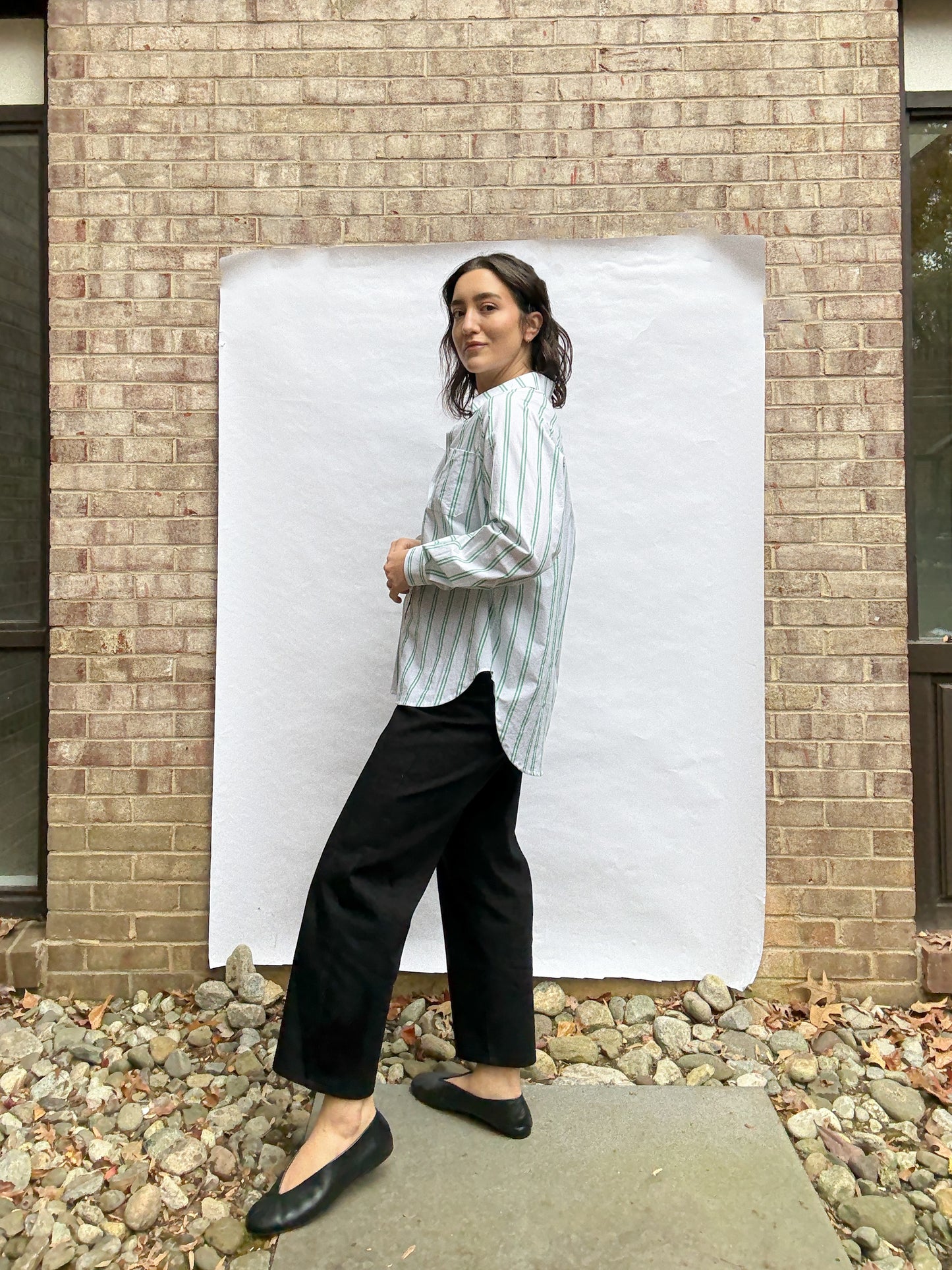 Rose Raglan Button Up