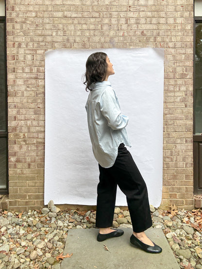 Rose Raglan Button Up