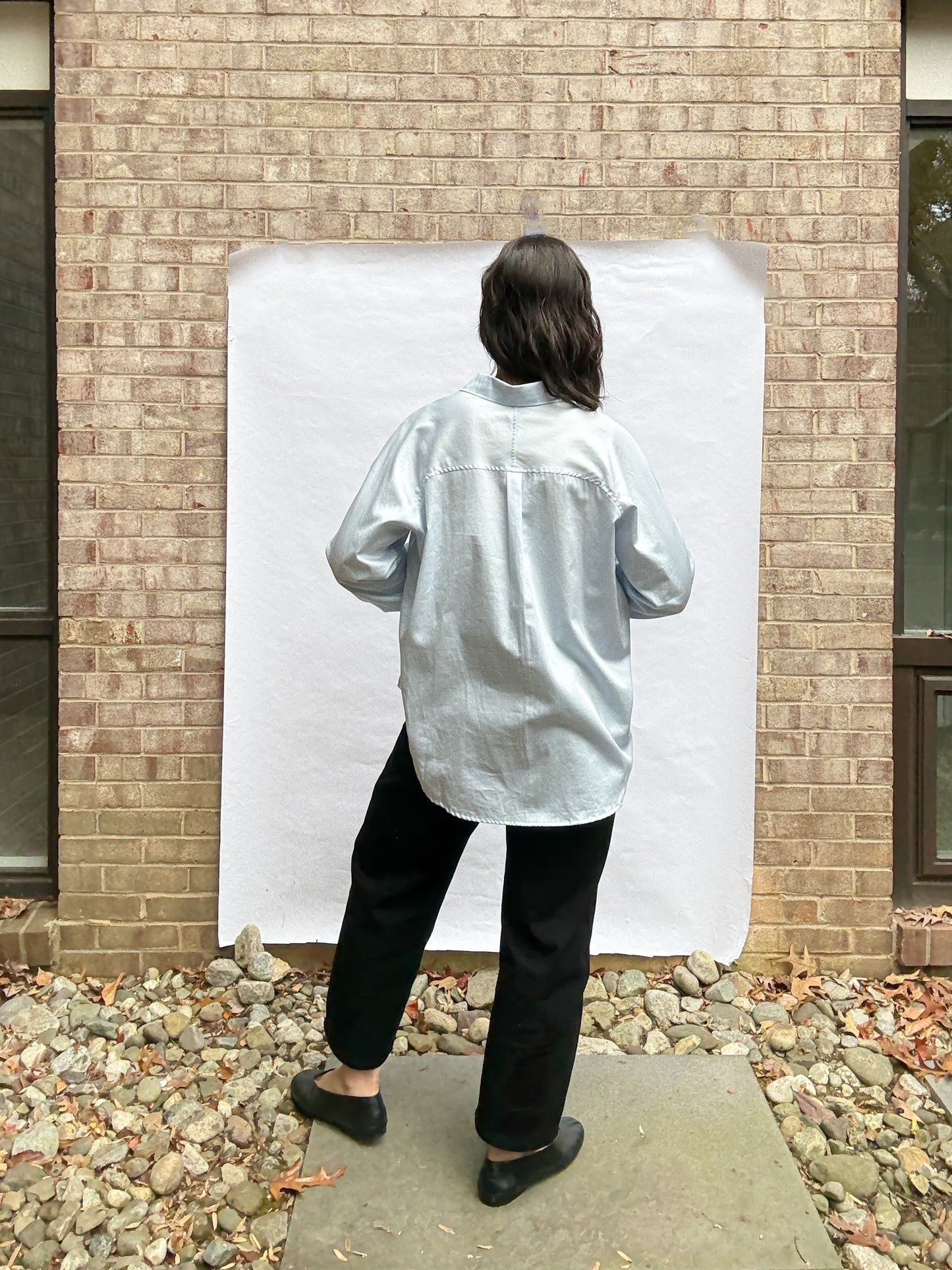 Rose Raglan Button Up