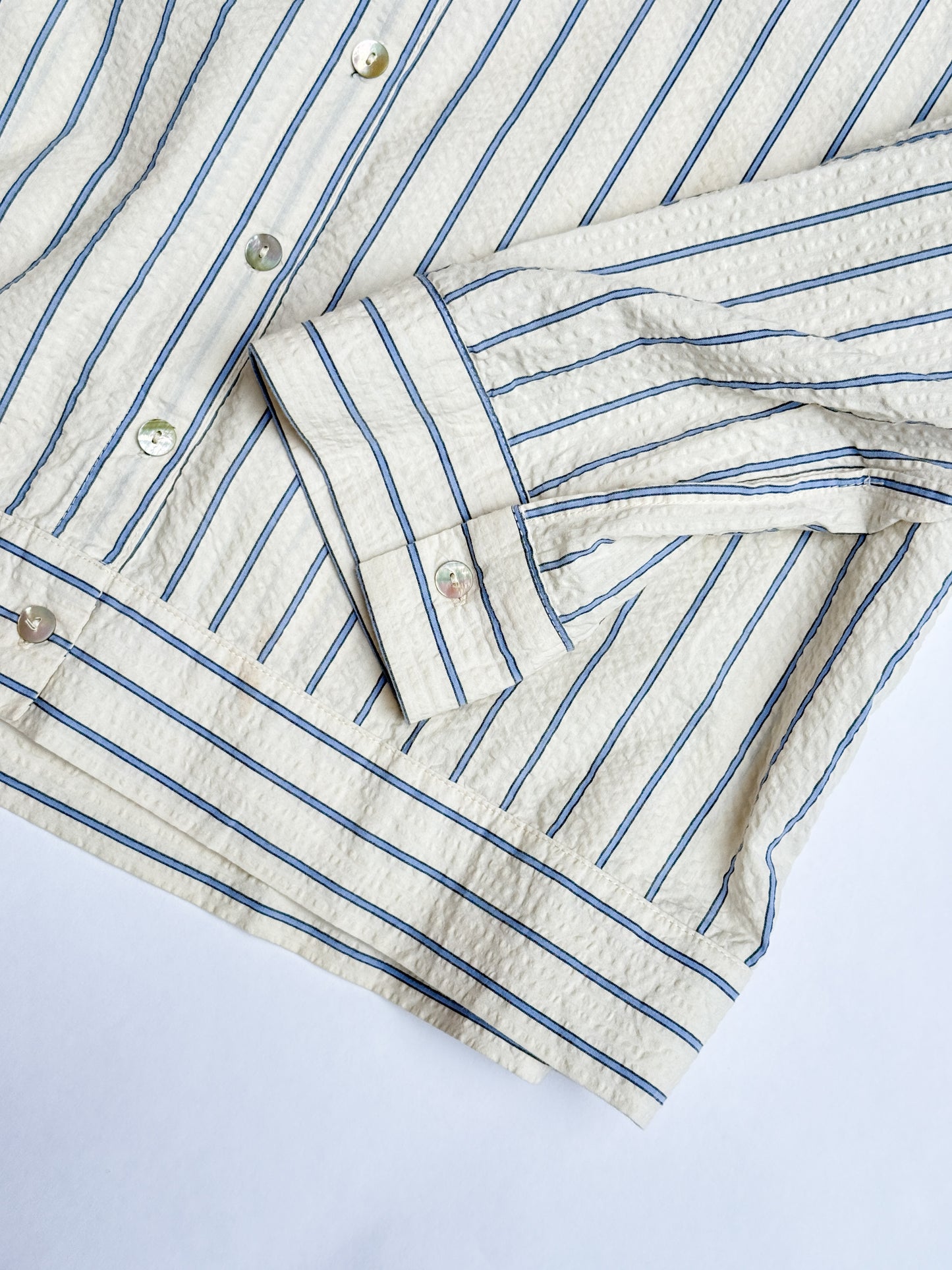 Rose Raglan Button Up