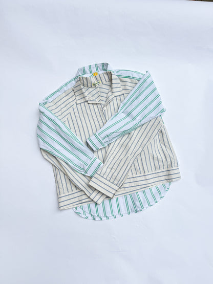 Rose Raglan Button Up